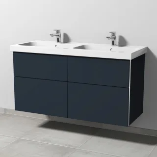 Sanipa 3way Waschtischunterbau zu Geberit iCon Light Waschtisch mit 4 Auszügen, Marine-Matt BP5771R