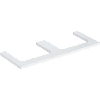 Geberit ONE Waschtisch-Platte, Ausschnitt links und rechts, für Aufsatzwaschtisch 505345001