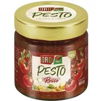 Hengstenberg Saucen, Oro di Parma Pesto Rosso Sauce mit Tomaten Käse Cashewkernen 195g