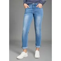 KangaROOS Relax-fit-Jeans RELAX-FIT HIGH WAIST knöchelfreie Schnittform, krempelbare Beinabschlüsse