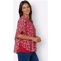 Sieh an! Klassische Bluse Schlupfbluse Kurzarm