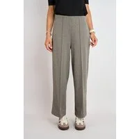 Seidel Moden Stoffhose mit feinem Muster / Bundfalte / MADE IN GERMANY
