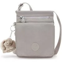 KIPLING Umhängetasche NEW ELDORADO, kleine Umhängetasche, Grey Gris (grau), kompakte Crossbody Tasche