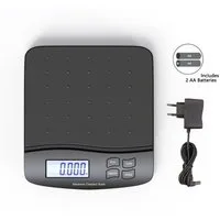 Zedelmaier Feinwaage Digitale Packetwaage Postwaage, Waage für Büro/Haus/Lager/Markt, bis 30kg, Tara, PCS,ABS, Batterien enthalten