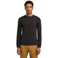 Timberland Langarmshirt DUNSTAN RIVER Long Sleeve Tee mit Logostickerei, Langarm-Ausführung, aus Baumwolle, pflegeleicht