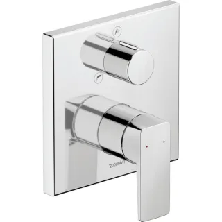 Duravit Manhattan Fertigmontageset MH5210012010 Unterputz-Wannenarmatur, Umstellventil, chrom