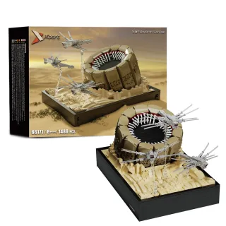 Xbert Brix 66171 Sandworm Building Block Set Brick Assembly Kit 1488PCS for Children's Gifts Creative Desktop Ornaments