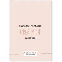 CUPCAKES & KISSES Notizbuch Ausfüllbuch: Das solltest du über mich wissen