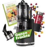 Nutrilovers Slow Juicer NUTRI-PRESS MAX+ Slow Juice Entsafter - Ganze Früchte entsaften, 250 W
