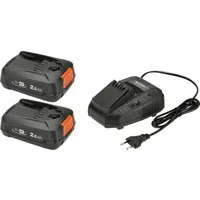 GARDENA Gardena Starter-Kit P4A 2 Akkus + Ladegerät, 18 V, Akku Starter-Set
