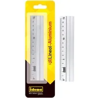 Idena Lineal Idena 602121 - Alu - Lineal, 15 cm, silber, 1 Stück