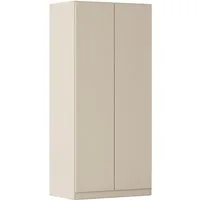 rauch Drehtürenschrank Kleiderschrank Schrank Garderobe Wäscheschrank COSTA Breite 91 cm (in 3 Ausstattungen BASIC/CLASSIC/PREMIUM) mit griffloser Front und Push-to-Open Funktion MADE IN GERMANY