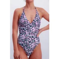 JOOP! Badeanzug FLEUR Flower-Print, wattierte Cups, herausnehmbaren Pads