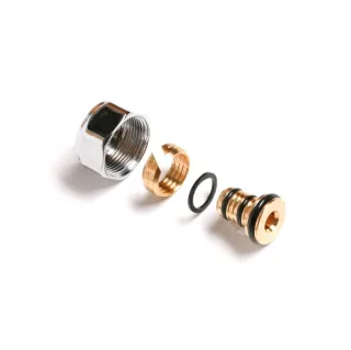 Terma Adapter auf alupex CYLINDER GW 24-19-Ø16x2 , TGACR019, Chrom TGACR019