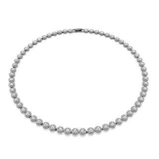 Swarovski 'Una' Damen-Halskette aus Metall - Schwarz 5681057