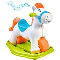 Feber® Schaukelpferd Ponyferber 2in1, mit Licht- und Soundeffekt, Made in Europe