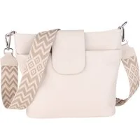 MIRROSI Umhängetasche Damen, Crossbody Bag, Echtleder Made in Italy (1 Tasche mit 1 oder 2 Gurte), verstellbaren Schulterriemen), 30x24,50x9cm (BXHXT) viel Stauraum