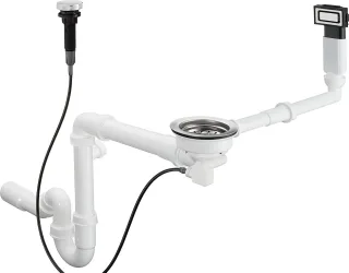 Hansgrohe Automatische Ab- und Überlaufgarnitur 660 D14-11 BSO, 43931800 43931800