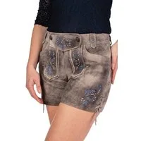 Spieth & Wensky Lederhose Trachtenlederhose Damen - ALYSA - oxford/hellblau