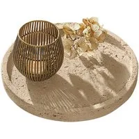 Mirabeau Tablett Tablett Caleneuve beige, Travertin
