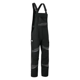 KÜBLER ACTIVIQ cotton+ Latzhose HIGH PSA 2 schwarz/anthrazit 28 - 3255 3421-9997-28
