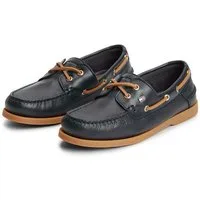 Tommy Hilfiger TH FLAG BOAT SHOE CORE LEATHER Bootsschuh Schnürschuh, Sommerschuh mit modischen Durchzügen