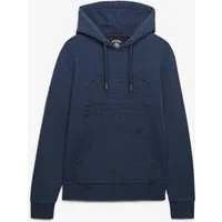 Superdry Kapuzensweatshirt ATHLETIC EMBOSS RELAXED HOOD aus Baumwolle und angerauter Sweatware, Relaxed Fit