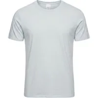 RAMSEY T-Shirt Grau Unifarben 100% Leinen T-Shirt