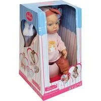 Trink- und Näss Puppe Rosy 40 cm mit Zubehör