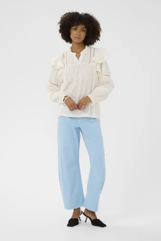 Langarm-Bluse CUannbritt Langarm-Bluse Feminine
