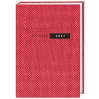 HEYE Taschenkalender Terminer A5, Struktur rot 2027