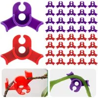 Grow Expert Gartenpflege-Set 40 Stück Pflanzenbieger Winkel Grow LST Clips für Low Stress