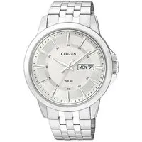 Citizen Quarzuhr BF2011-51AC, Armbanduhr, Herrenuhr, Damenuhr, Edelstahlarmband, Datum
