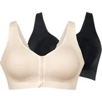 Anita since 1886 Bralette-BH 2er Pack Lynn Prothesen BH (Spar-Set, 2-tlg) Bustier - Blickdicht - Herausnehmbare Schalen, Mit Reißverschluss