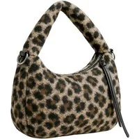 COLLEZIONE ALESSANDRO Schultertasche Leo Kuschel, Leotasche aus Teddymaterial