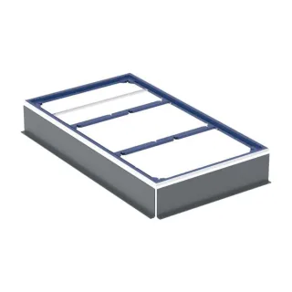 Geberit Duofix Installationsrahmen 551517001 90 x 160 cm, für Duschfläche, für 10 Füße