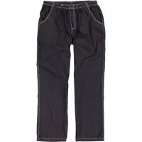 ABRAXAS Schlupfjeans Jogging- Jeans mit elastischem Bund in Übergrößen bis 12XL, schwarz