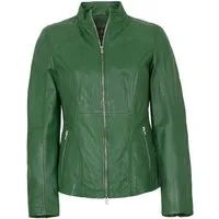 Jilani Lederjacke Zinnia Jilani - Damen Lederjacke Lammnappa grün