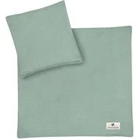 Julius Zöllner Kinderbettwäsche Baby- und Kinderbettwäsche aus 100% Musselin, Musselin, 2 teilig, erhältlich in den Größen 80x80+35x40cm und 100x135+40x60cm