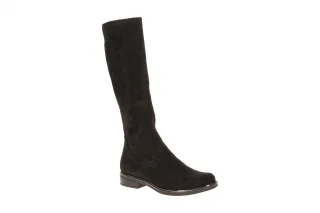 CAPRICE Damenstiefel 25512 in Schwarz mit faltbarem Stretch-Schaft