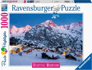 Ravensburger Puzzle 17316 - Berner Oberland: Mürren [1.000 Teile]