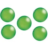 Macma Wasserball 5x Strandball / Wasserball / Farbe: grün