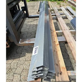 Firstblech Aluminium | 2,50 m Länge | Graualuminium ( RAL 9007 )