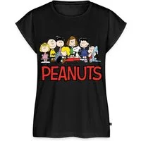 Spreadshirt T-Shirt Peanuts Snoppy Und Friends Damen Casual Relaxed T-Shirt (1-tlg)