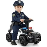 COSTWAY Rutscherauto, (1-tlg), Rutschauto, Kinderauto mit Licht, Musik, Sirene & Stauraum