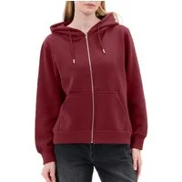 Smith & Solo Kapuzenpullover Damen - Sweatshirt mit Reißverschluss Zipper Hoodie Kapuzensweatjacke