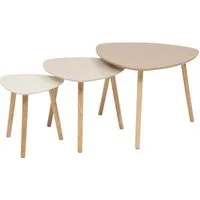 Atmosphera Créateur d'intérieur Beistelltisch Couchtische MILEO, 3er-Set (funktional)