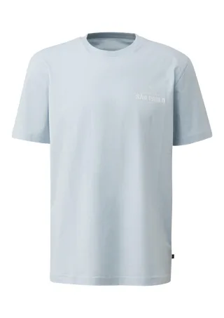 Q/S designed by - T-Shirt mit Frontprint blau - Gr. - S
