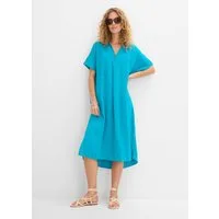 bonprix Tunikakleid Oversize-Passform, Kaftan-Schnitt, Kimonoärmel, aus Baumwolle