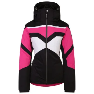Dare 2B - "Rocker" Jacke mit Kapuze für Damen (Reines Rosa/Schwarz)